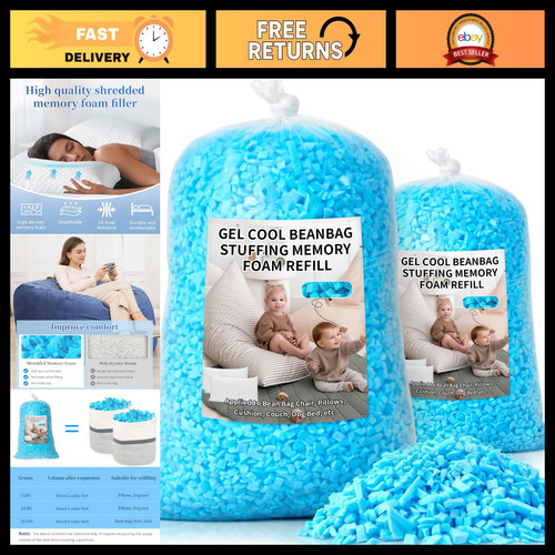 10lbs shredded memory foam - 10lbs,