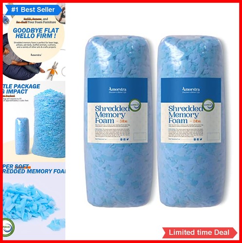 Shredded memory foam - bean, bag
