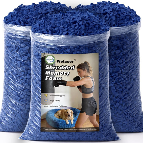 15lbs bean bag filler blue - bag, filler,